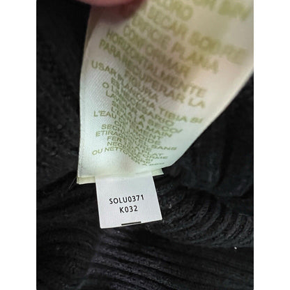 Woman’s Sigrid Olsen Black Sweater Coat Size 2X Plus Size Soft Curvy