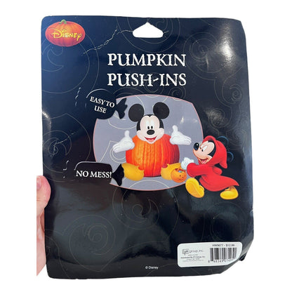 Disney Mickey & Minnie Mouse Pumpkin Push In Halloween Decoration Carving