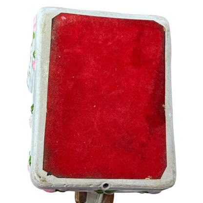 Vtg Kitsch 1970 Girl Bird Plastic Book End Hong Kong ONE SIDE ONLY