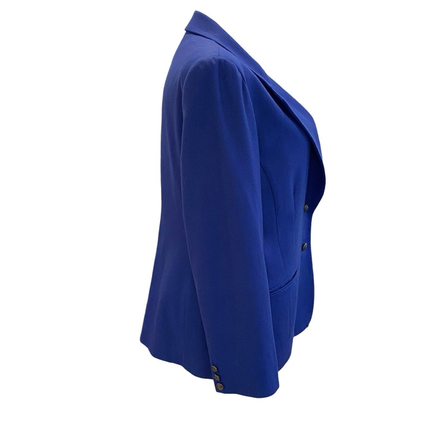 Size 18 PENDLETON Virgin Wool Bright Blue Blazer Jacket Women’s Vintage