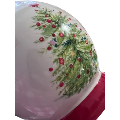 Pioneer Woman Christmas Holiday Cheer Garland 9" Stoneware Pitcher