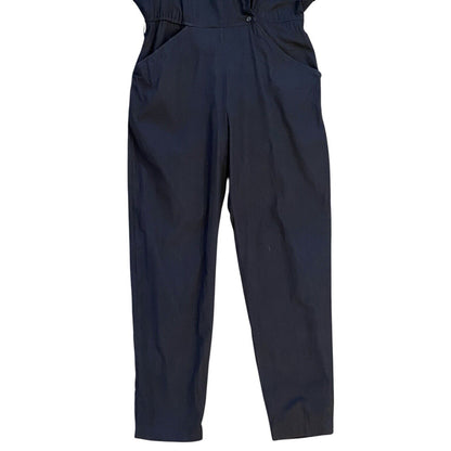 80’s ON THE ROCKS California Black Jumpsuit Retro Shirt One Piece Metallic Rock