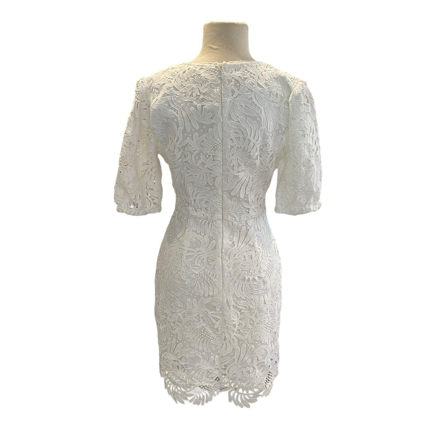 Size Medium Fate Night Of Elegance Lace White Dress NWT