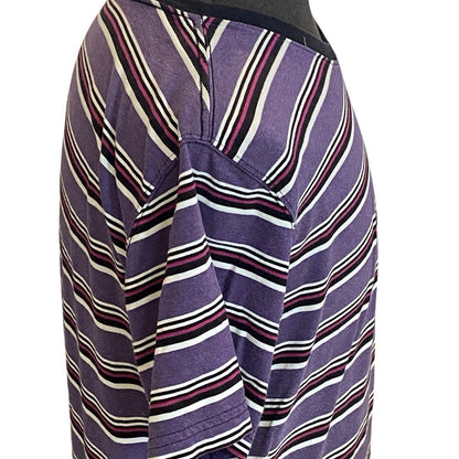 Size Medium OP Striped Pocket T Shirt Short Sleeve V-Neck