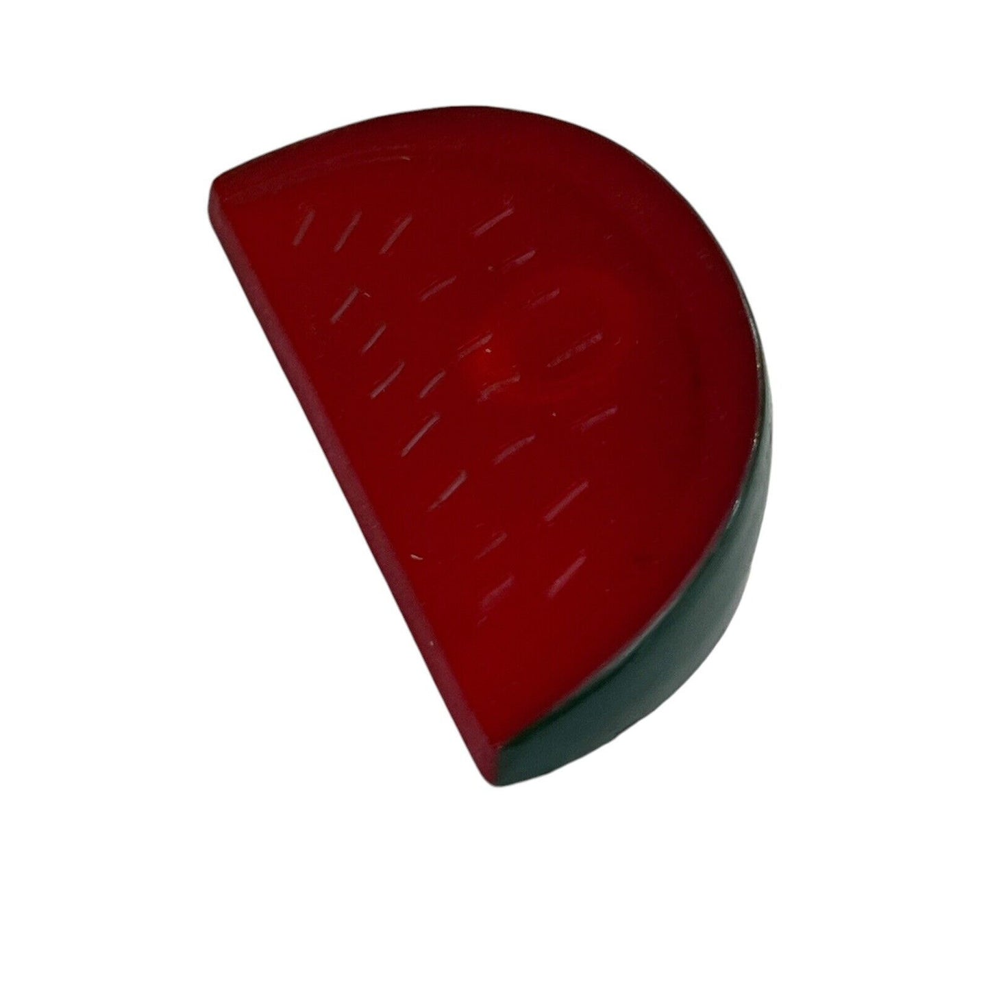 Vintage Fruit Fridge Refrigerator Magnets Plastic set of 5 1960s Watermelon Pear