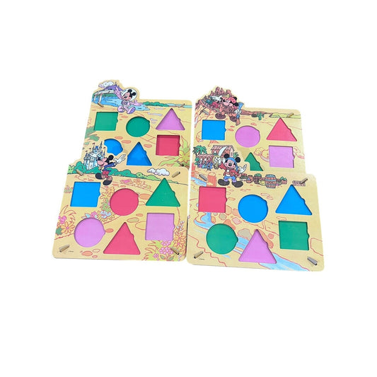 Vintage Disney Follow That Mouse Game 4 Player Boards 1978 Milton Bradley Parts