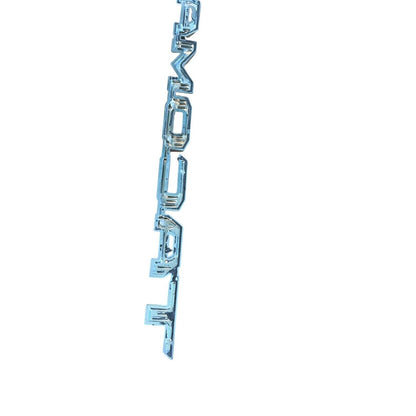 Genuine Toyota Nameplate Front Door Chrome 75427-04030