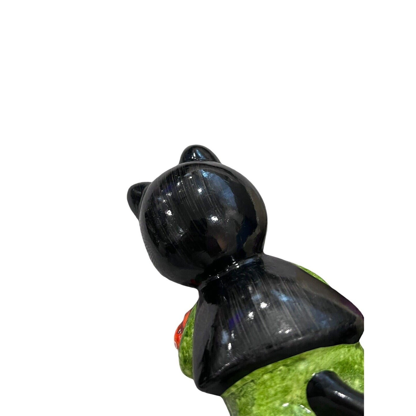 Vintage Halloween Boy Cat Girl Ghost Costume Figurines Glazed Handpainted