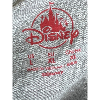 Size L Walt Disney World Mickey Mouse 2021 Pullover Gray Blue & Red Sweatshirt