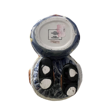 Fitz and Floyd Santa Claus St Nick Home Fragrance Ceramic Candle Holder Holiday