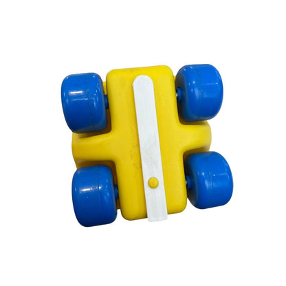 Vintage 1980's Little Tykes WAGON 'N FRIENDS Set Rolling Animal Pals Train 3