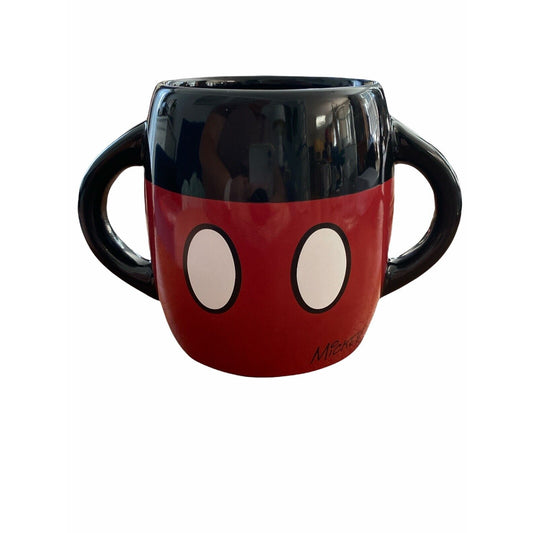 Disney Galerie Mickey Pants Mouse Double Handle Coffee Mug