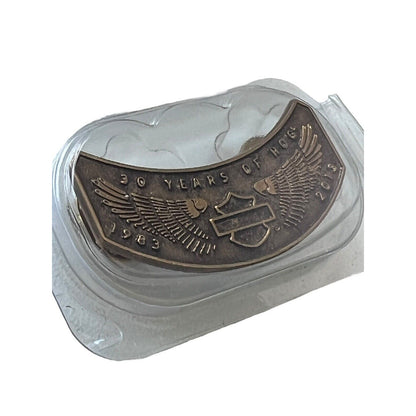 Harley Davidson 30 Years Owners Group HOG Patch Pin Set 1983 - 2013 New