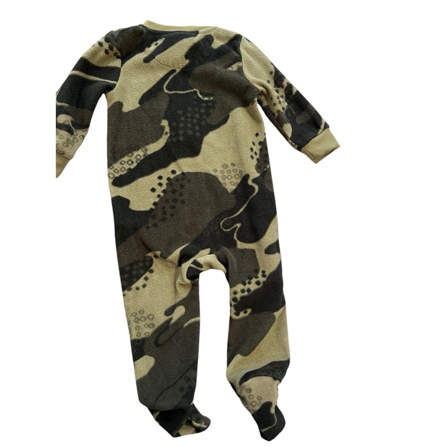 Nike Unisex 9 Month Fleece Pajama Camouflage Footie One Piece