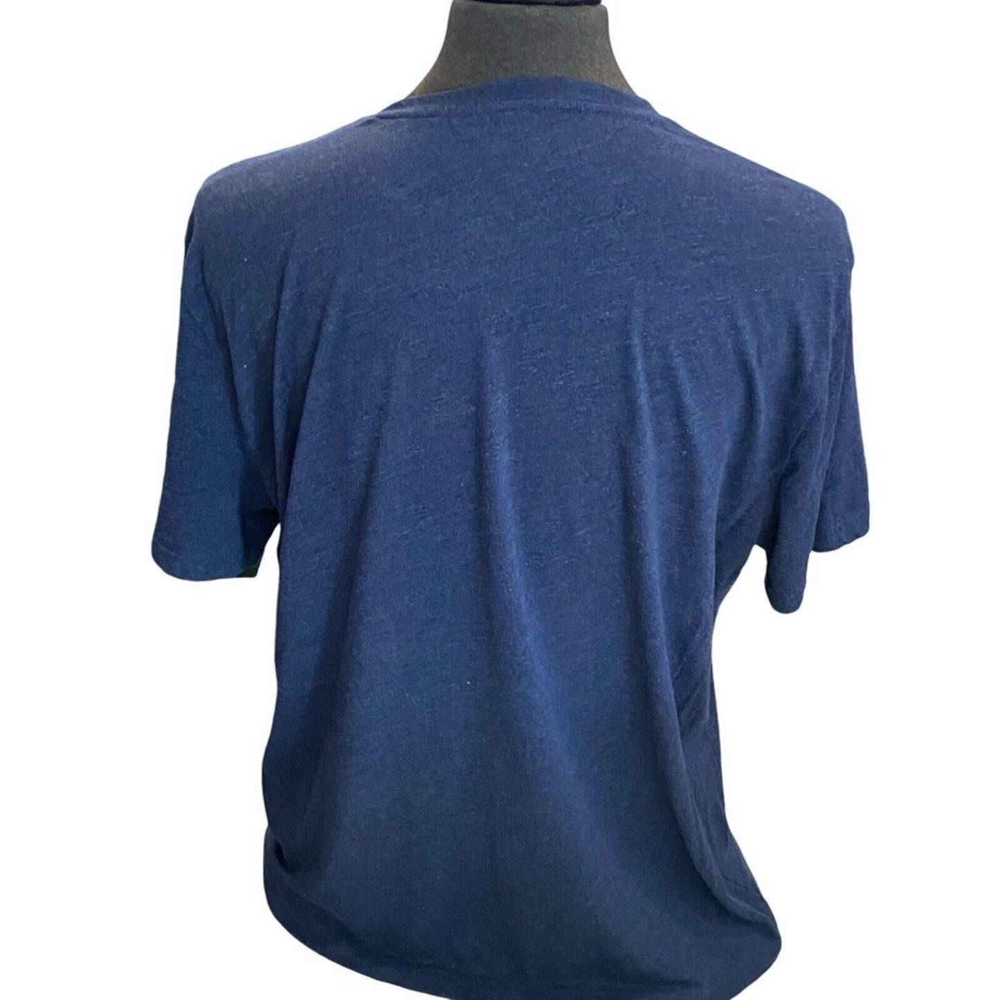 Size XL Men’s Banana Republic Dark Blue Solid Shirt V Neck T-Shirt