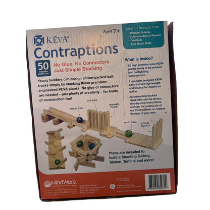 Keva Contraptions 49 Pine Planks Build Set Endless Structures Mindware No Balls