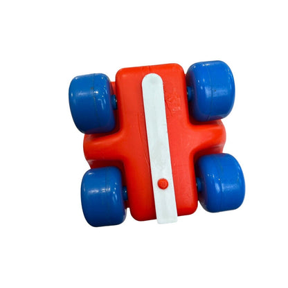 Vintage 1980's Little Tykes WAGON 'N FRIENDS Set Rolling Animal Pals Train 3