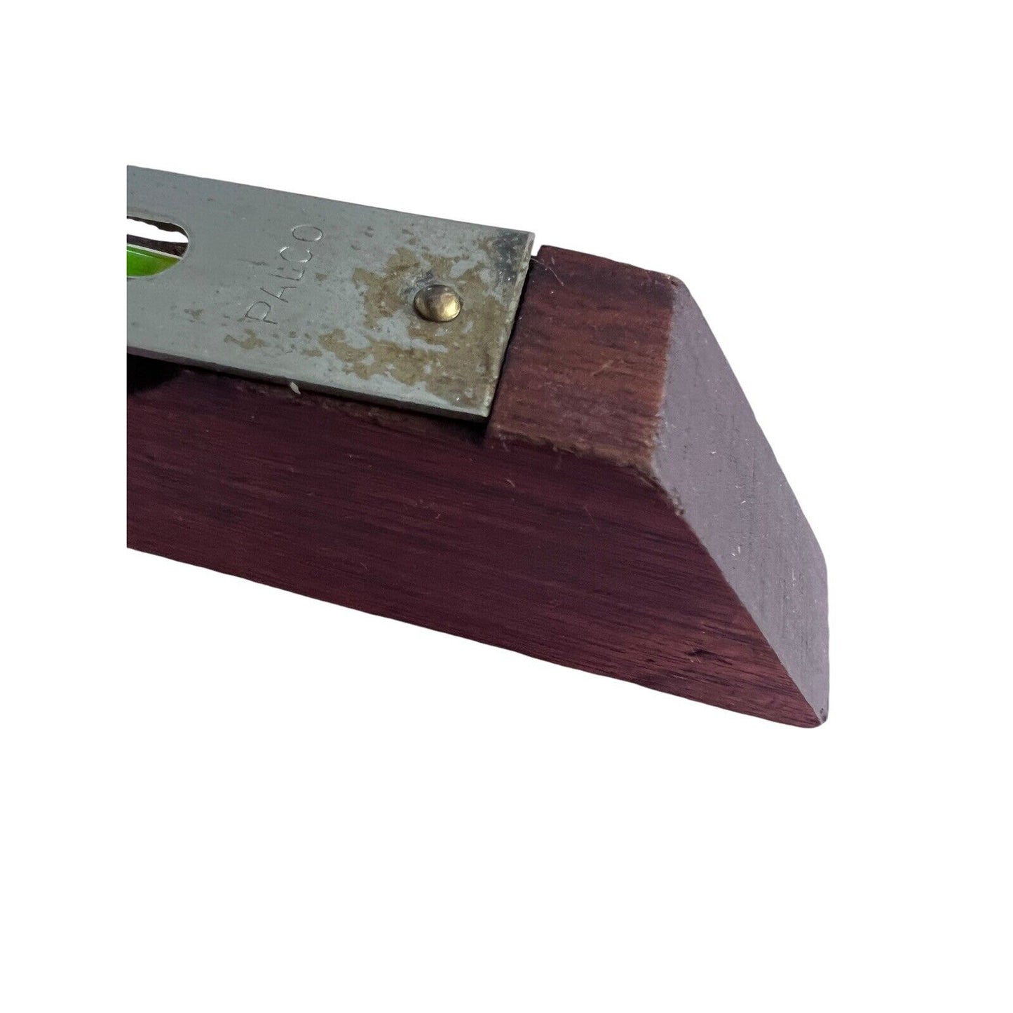 Vintage Palco Wooden Level 6” X 1-3/8" Intact Vial & Bubble