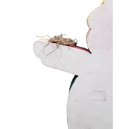 Fall Decor Hand Painted Wooden Scarecrow No Crows Allowed Sign Thanksgiving Farm