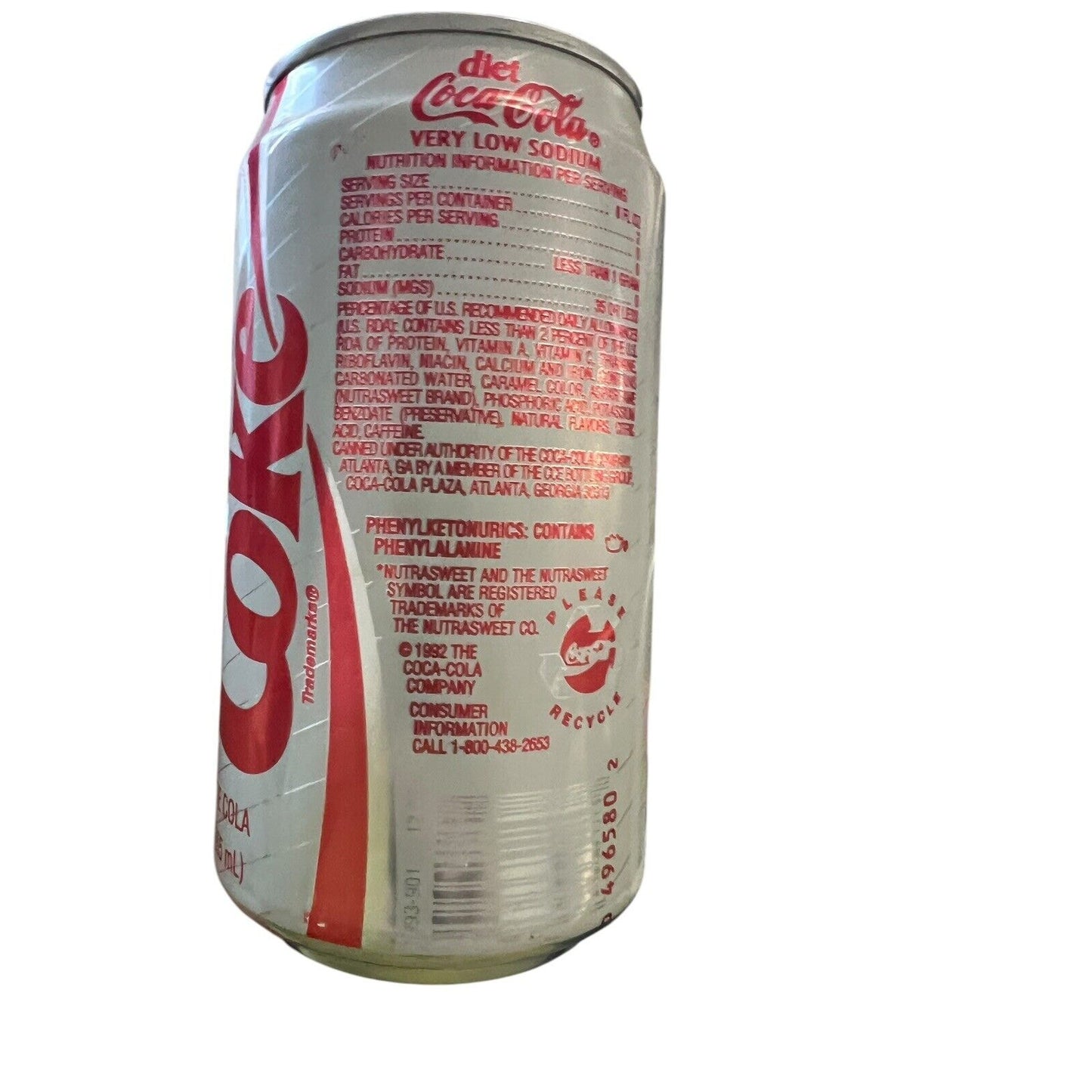 Diet Coke Can Cincinnati Reds 125 Years Collectors Can Coca Cola