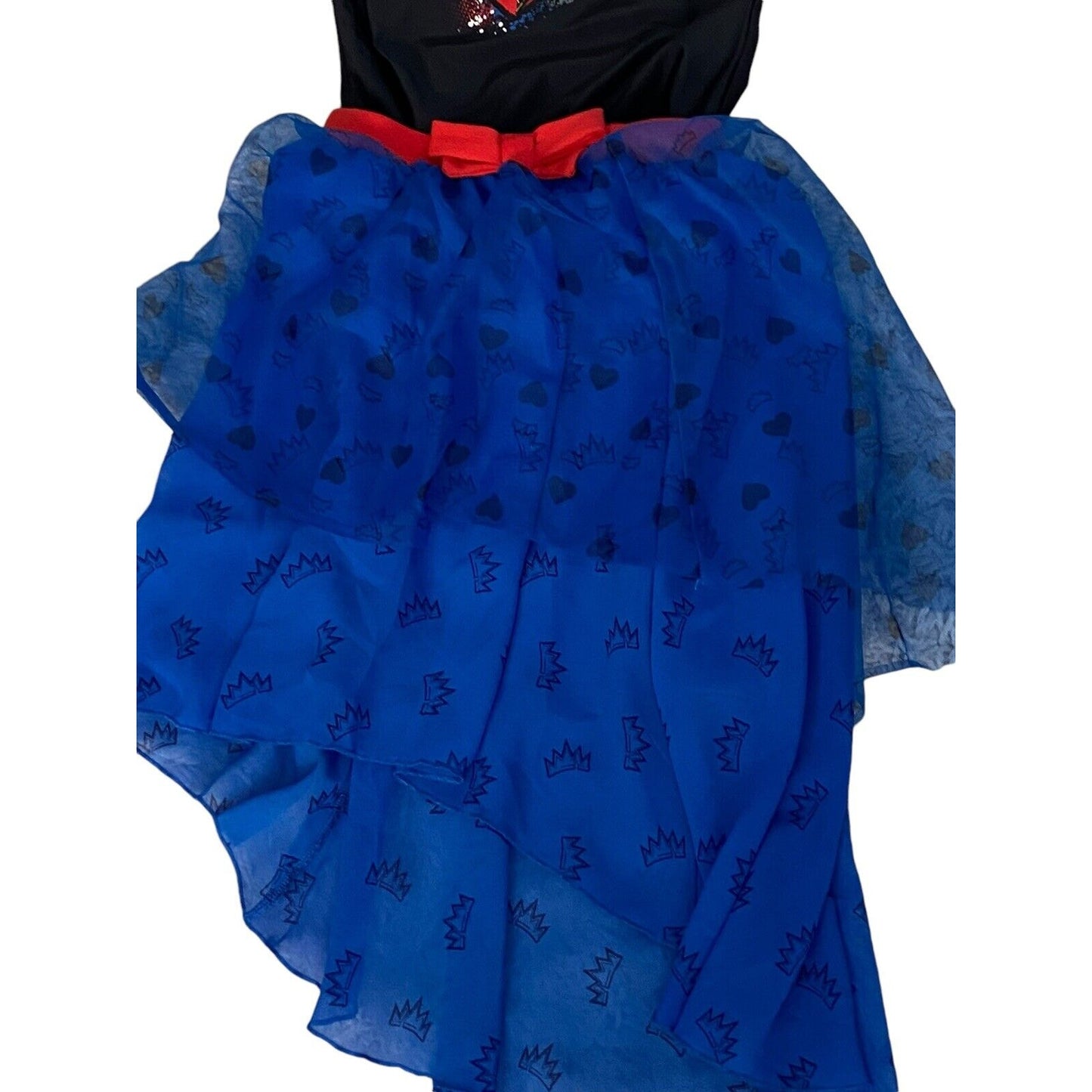 Disney Descendants 3 Girls Evie Bridesmaid Top Skirt Sz Large 10-12 Costume