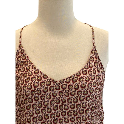 Size Small Cabi Boho Sleeveless Spaghetti Strap Blouse Top Shirt