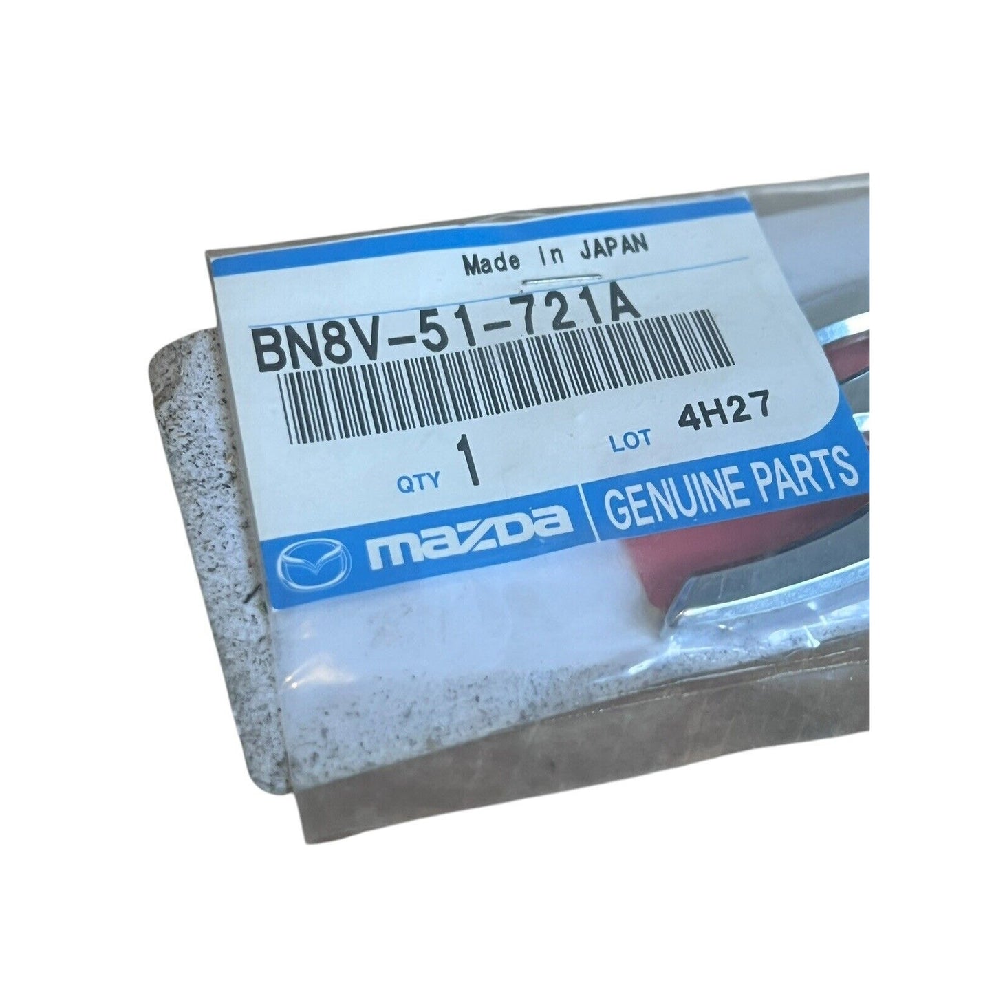 Mazda 3 Rear Chrome "3" Emblem Ornament BN8V-51-721A