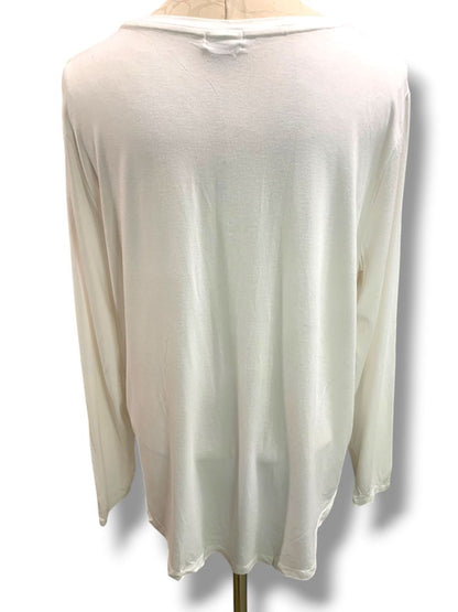 Size XXL Old Navy Womens White Long Sleeve Tshirt Soft