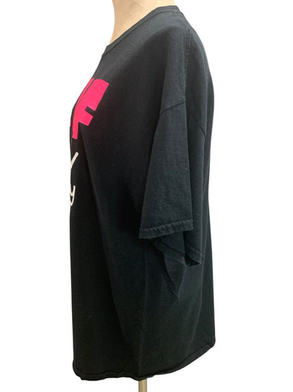 Size XL "BFF I Know She's Crazy" Womens Black Tshirt Short Sleeve Gildan