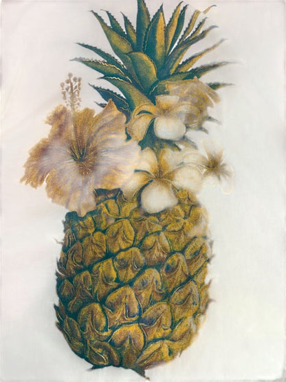 Size 2X Lucky Brand Womens Pineapple Graphic Tank Top Tshirt