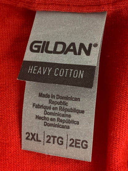 Size 2X "I Have None" Red Womens Crop Tshirt Short Sleeve Gildan