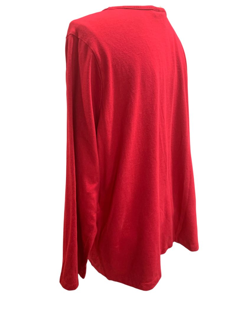Size 2X Family PJs Womens Fleece Navidad Christmas Sleep Shirt Red