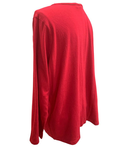 Size 2X Family PJs Womens Fleece Navidad Christmas Sleep Shirt Red