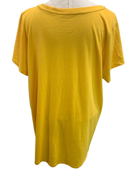 Size 3X Torrid Womens Yellow Gold Classic Fit V-Neck Tshirt