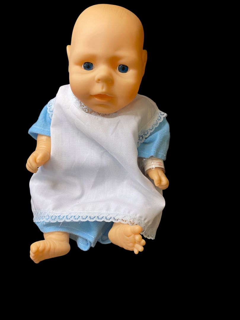 1980s Emson Real Life Vinyl Baby Doll 12" Articulated Arms Legs