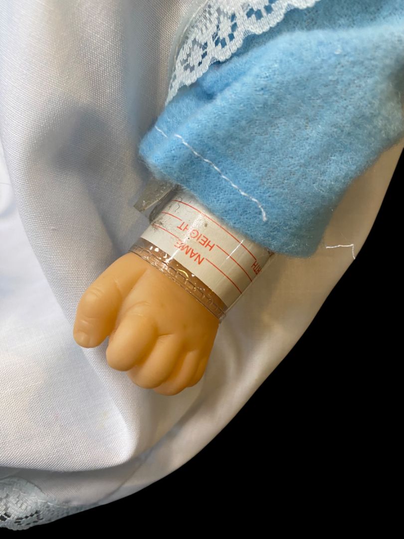 1980s Emson Real Life Vinyl Baby Doll 12" Articulated Arms Legs