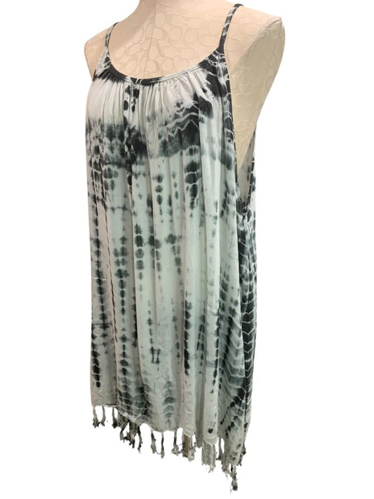 Size 22/24 Swimsuits for All Womens Rayon Tie Dye Coverup Dress