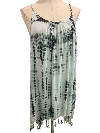 Size 22/24 Swimsuits for All Womens Rayon Tie Dye Coverup Dress