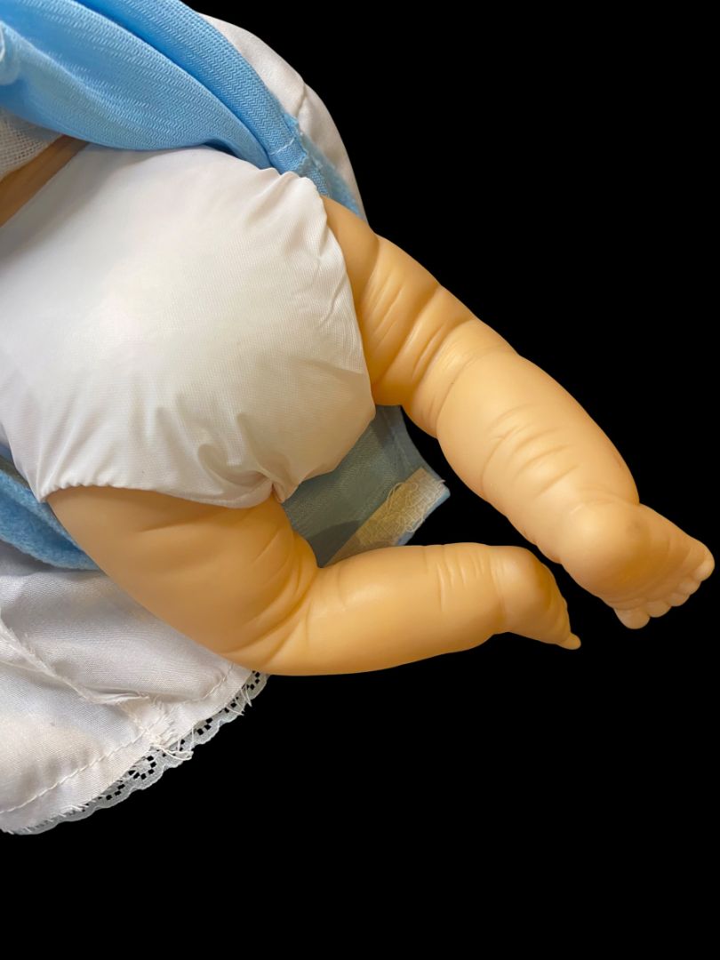1980s Emson Real Life Vinyl Baby Doll 12" Articulated Arms Legs