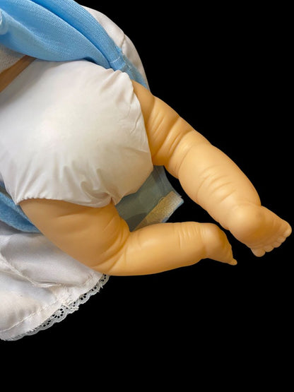 1980s Emson Real Life Vinyl Baby Doll 12" Articulated Arms Legs