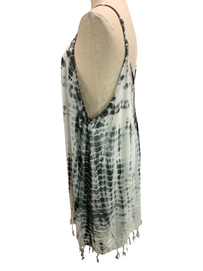 Size 22/24 Swimsuits for All Womens Rayon Tie Dye Coverup Dress