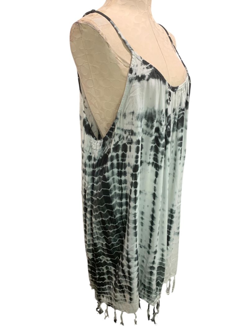 Size 22/24 Swimsuits for All Womens Rayon Tie Dye Coverup Dress