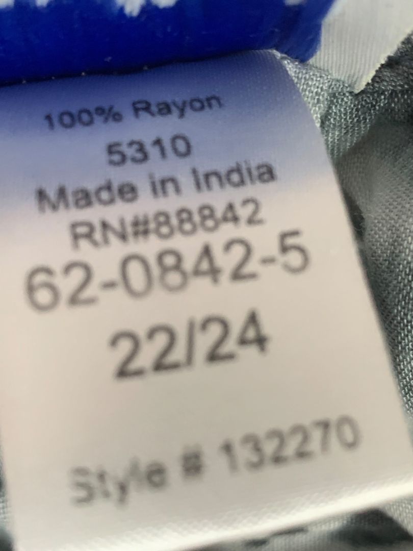 Size 22/24 Swimsuits for All Womens Rayon Tie Dye Coverup Dress
