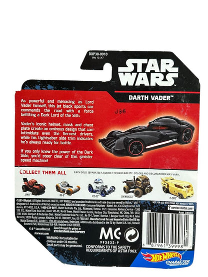 Hot Wheels DXP38-0910 Star Wars Darth Vader Diecast Car