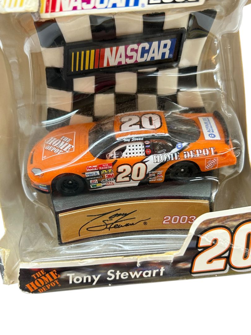 2003 Nascar Dated Collectible Ornament "20" Tony Stewart Home Depot