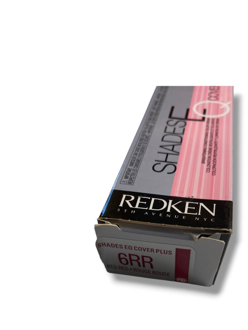 Redken New Shades EQ Cover  Plus 2.1 oz 6RR Red Brightening Conditioning Color Cream