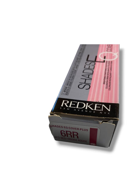 Redken New Shades EQ Cover  Plus 2.1 oz 6RR Red Brightening Conditioning Color Cream