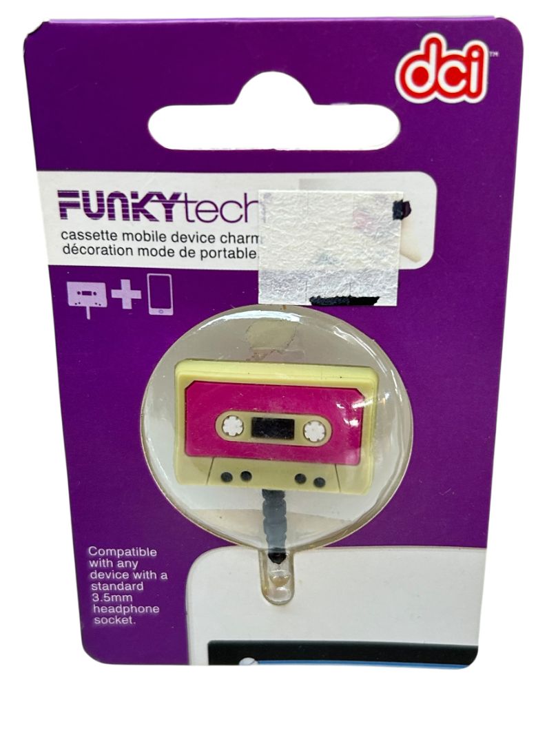 Funkytech Mobile Device Charms Lot of 3 New Shark Ladybug Cassette