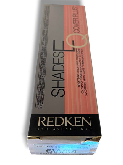 Redken New Shades EQ Cover  Plus 2.1 oz 6WM Warm Mocha Color Cream Brightening Conditioning