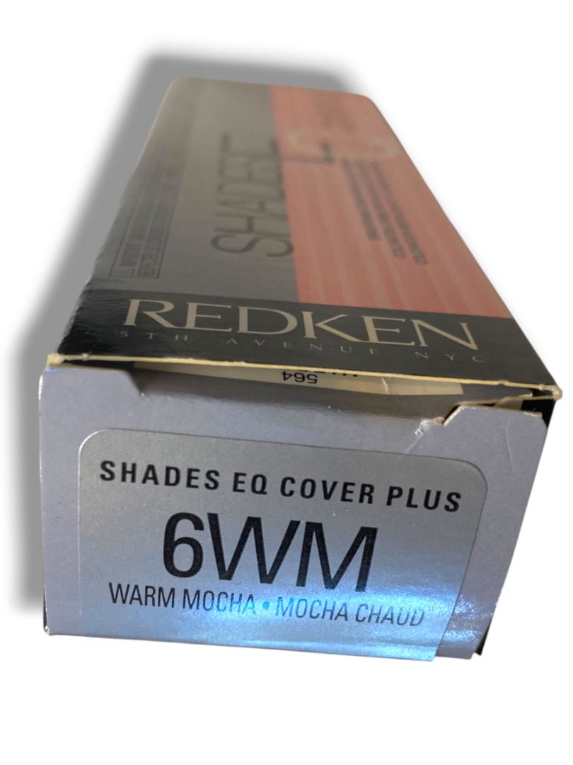 Redken New Shades EQ Cover  Plus 2.1 oz 6WM Warm Mocha Color Cream Brightening Conditioning